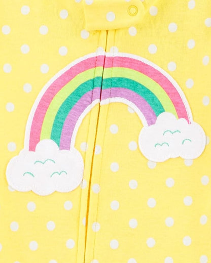 3 Pijamas en Algodón Diseño Arcoiris