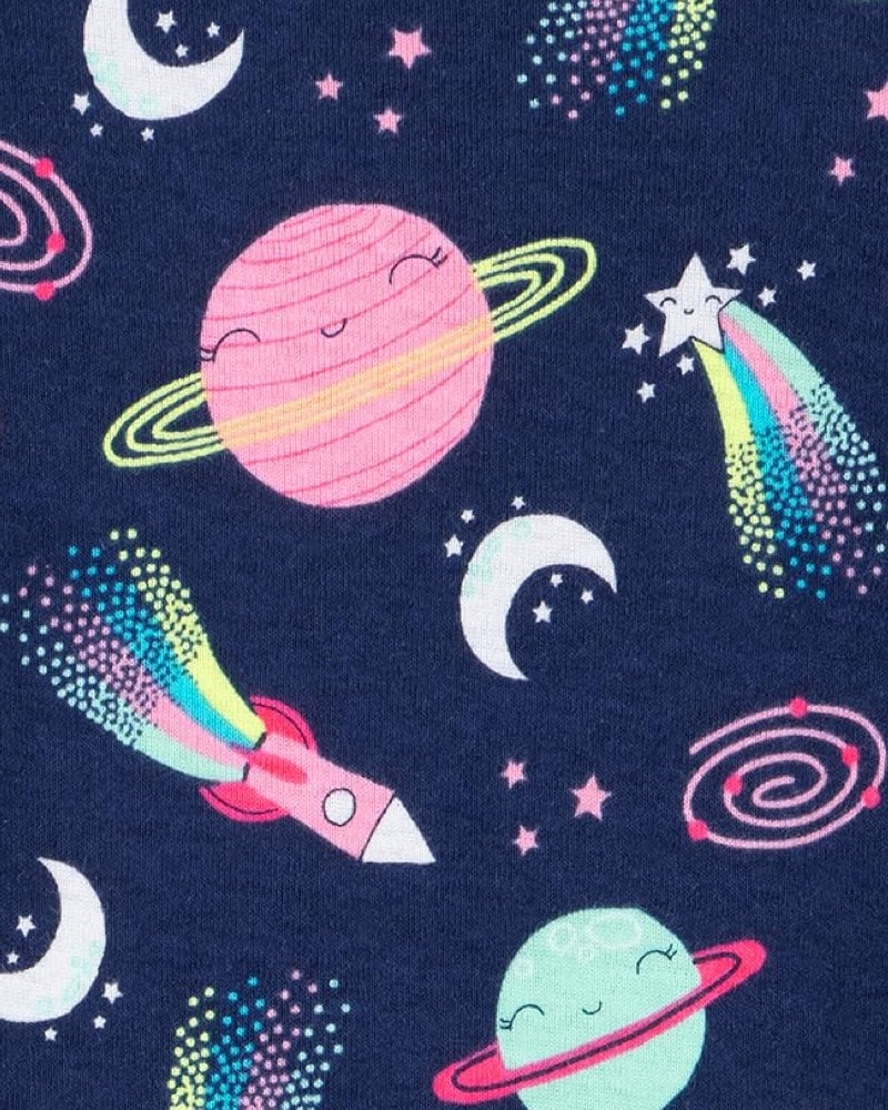 3 Pijamas en Algodón Diseño Arcoiris