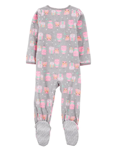 3 Pijamas en Fleece Diseño Sleepy