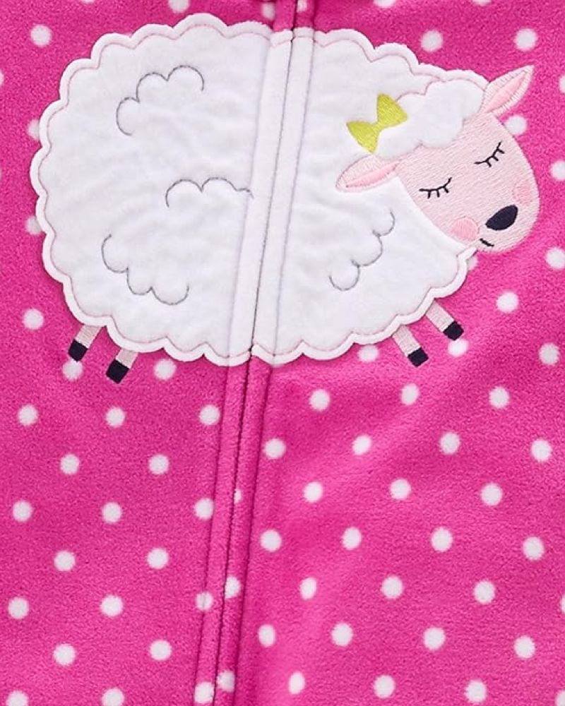 3 Pijamas en Fleece Diseño Ovejita