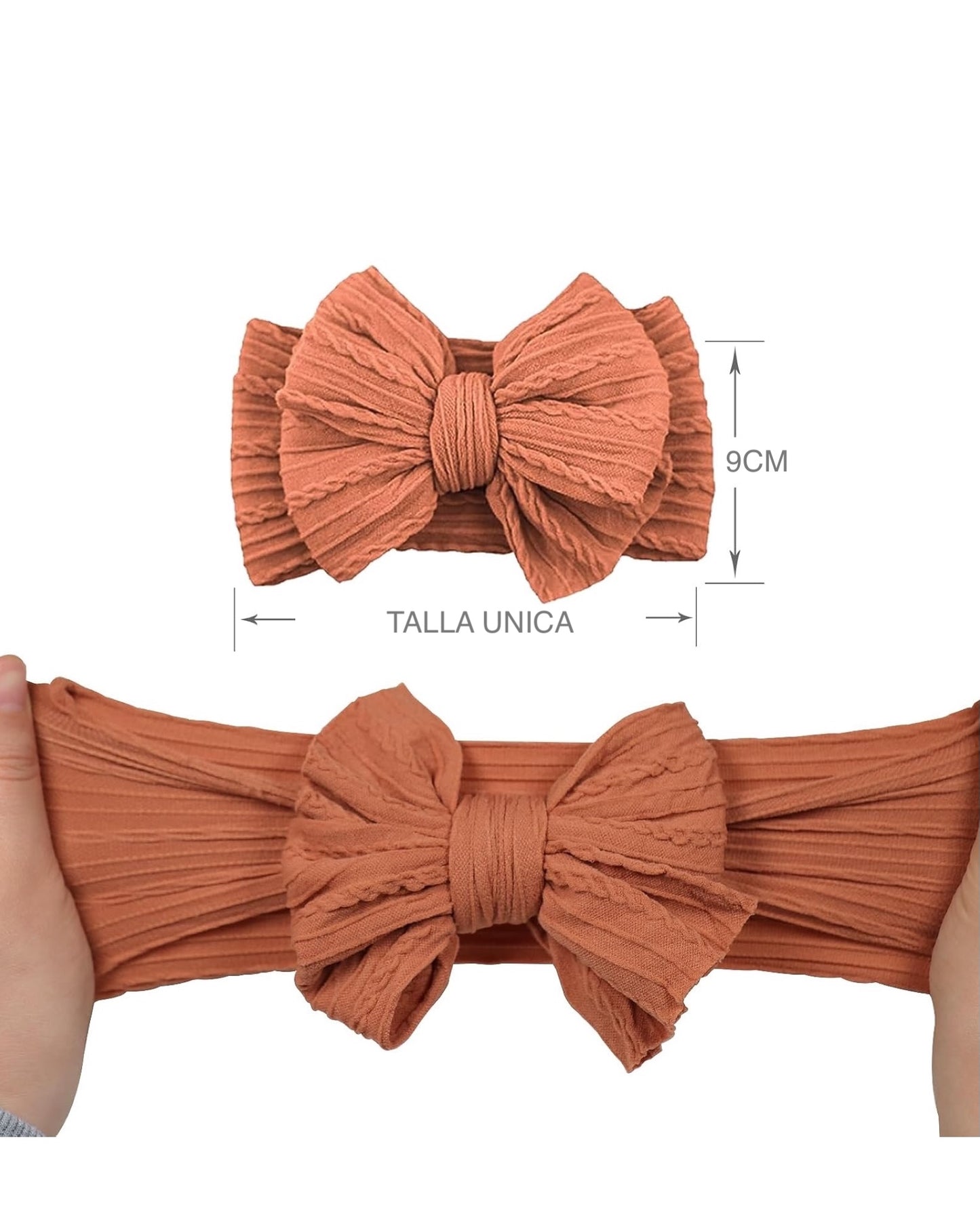 Set 6 Diademas Anchas Colores Variados 2